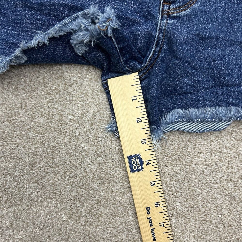 Judy Blue Women's Size Small Blue Denim Jean Shorts Stretchy EUC - Picture 9 of 10